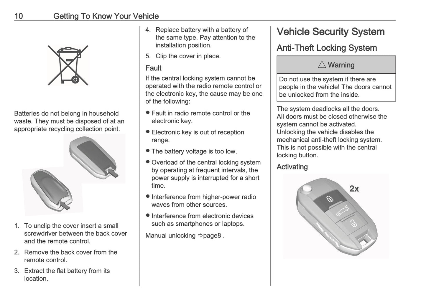 2025-2026 Vauxhall Mokka Owner's Manual | English