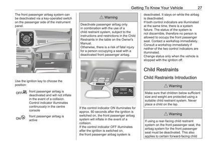 2025-2026 Vauxhall Mokka Owner's Manual | English