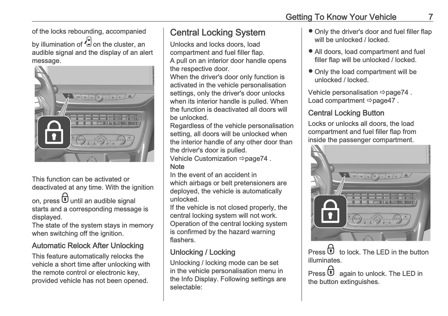 2025-2026 Vauxhall Mokka Owner's Manual | English