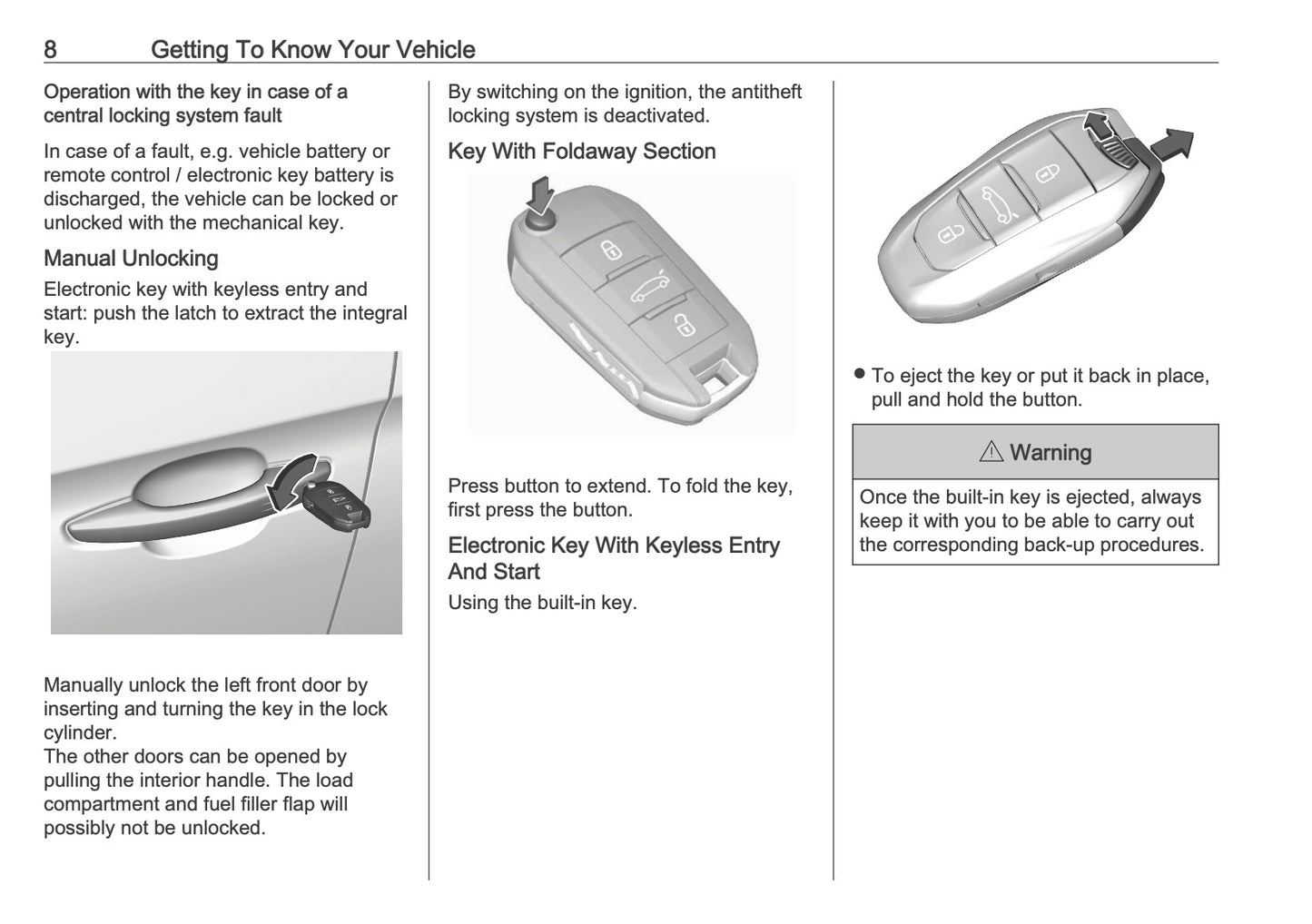 2025-2026 Vauxhall Mokka Owner's Manual | English