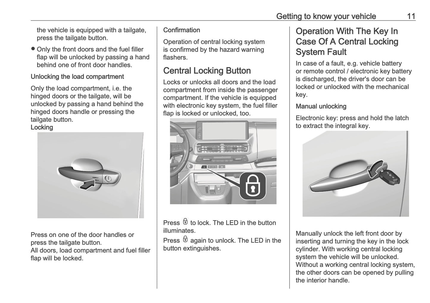 2025-2026 Vauxhall Vivaro Owner's Manual | English