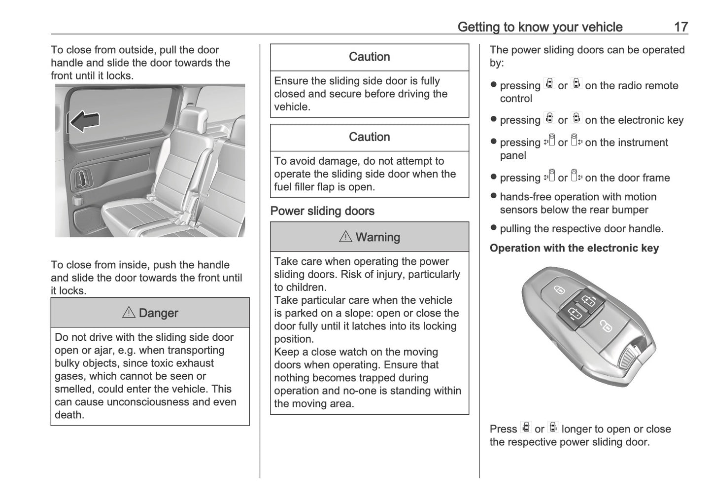 2025-2026 Vauxhall Vivaro Owner's Manual | English