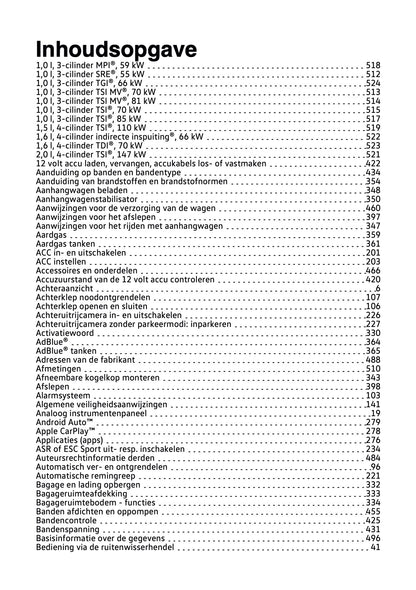2020-2021 Volkswagen Polo Gebruikershandleiding | Nederlands