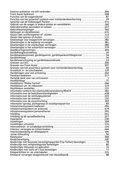2020-2021 Volkswagen Polo Gebruikershandleiding | Nederlands