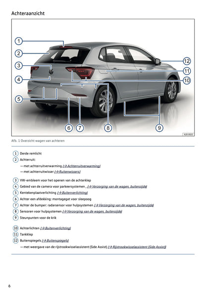2021-2022 Volkswagen Polo Gebruikershandleiding | Nederlands