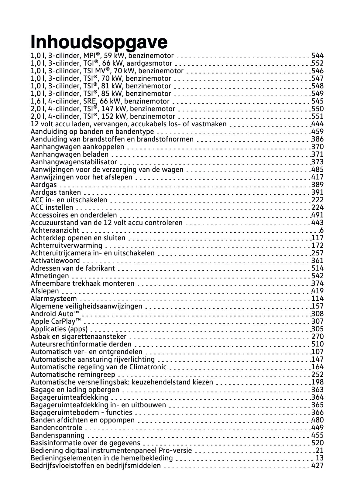 2021-2022 Volkswagen Polo Gebruikershandleiding | Nederlands