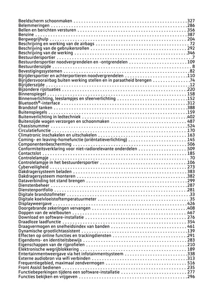 2021-2022 Volkswagen Polo Gebruikershandleiding | Nederlands