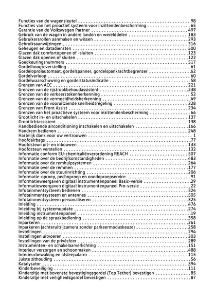 2021-2022 Volkswagen Polo Gebruikershandleiding | Nederlands