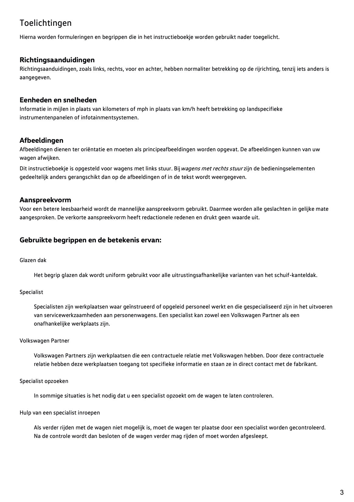 2020-2021 Volkswagen Tiguan Owner's Manual | Dutch
