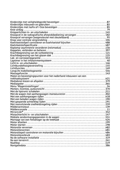 2020-2021 Volkswagen Tiguan Owner's Manual | Dutch