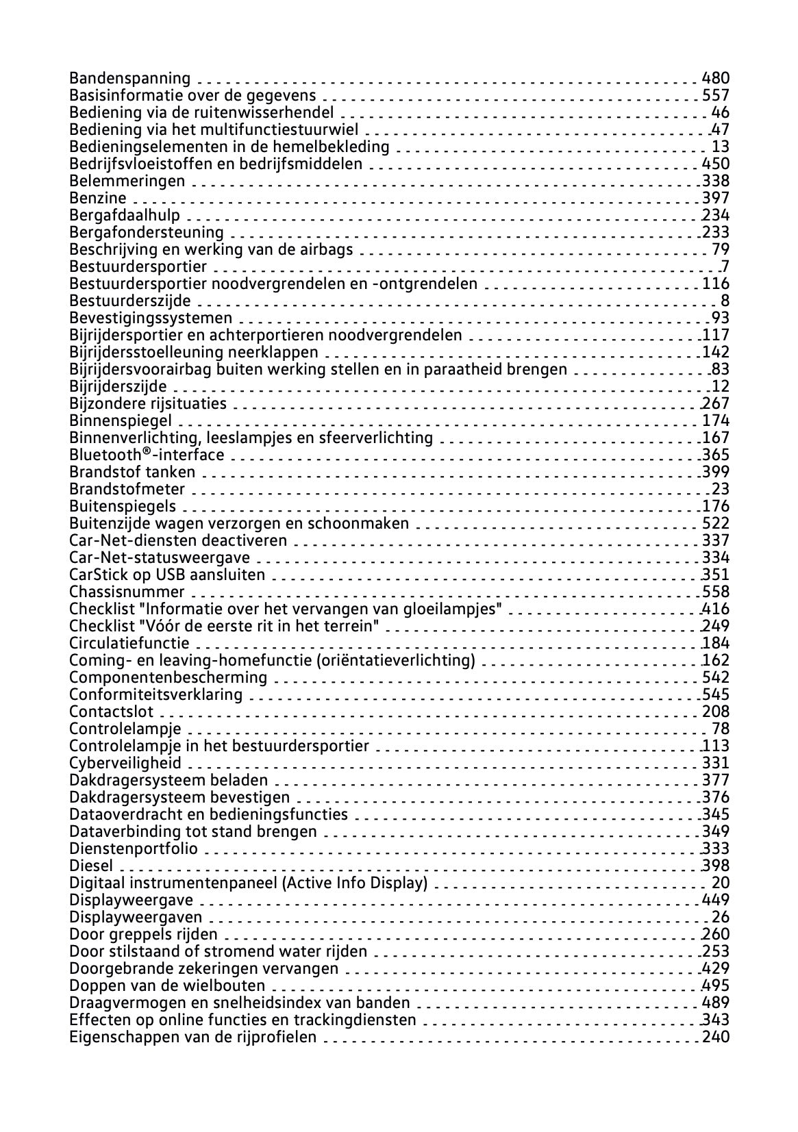 2019-2020 Volkswagen T-Roc Gebruikershandleiding | Nederlands