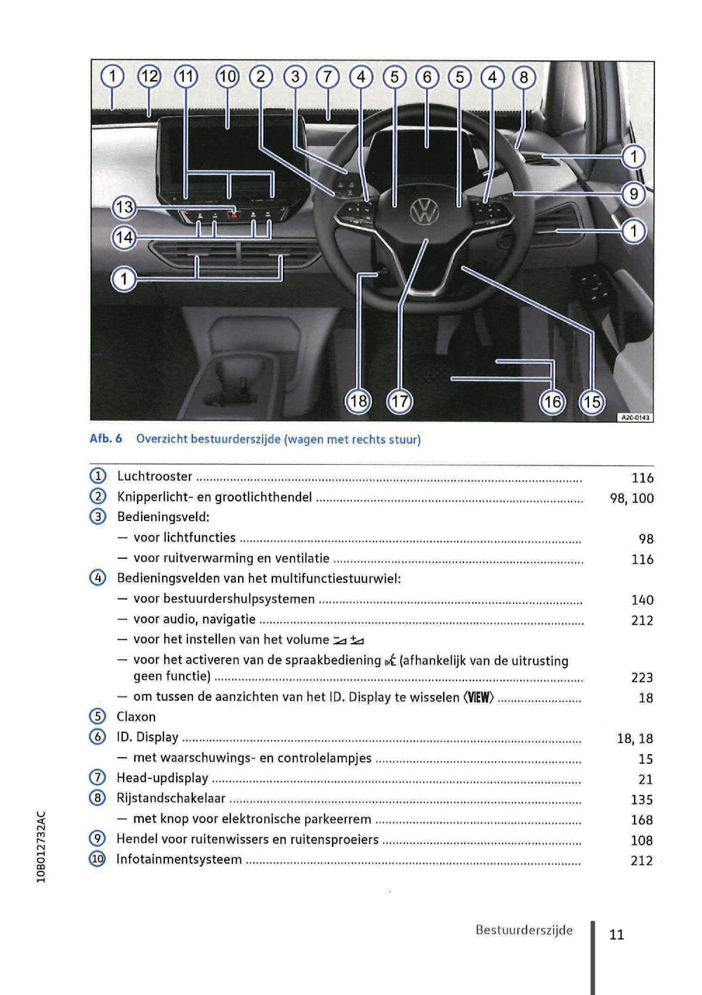 2020-2023 Volkswagen ID.3 Gebruikershandleiding | Nederlands