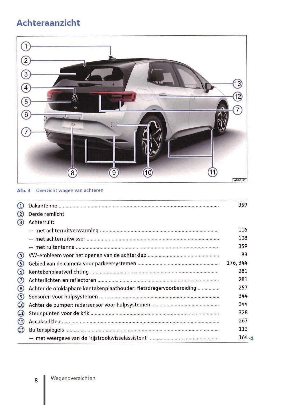2020-2023 Volkswagen ID.3 Gebruikershandleiding | Nederlands