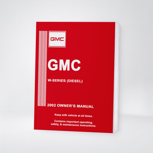 2002 GMC W-Series Owner's Manual | English