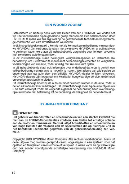 2020 Hyundai i10 Owner's Manual | Dutch