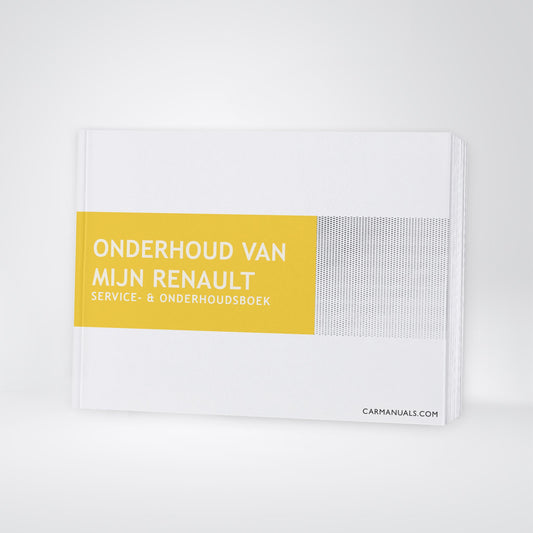 Renault Onderhoudsboekje | Nederlands