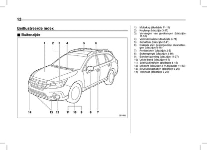 2019 Subaru Outback/Legacy Gebruikershandleiding | Nederlands