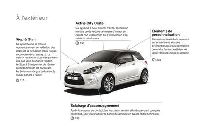2015-2016 Citroën DS3 Bedienungsanleitung | Französisch