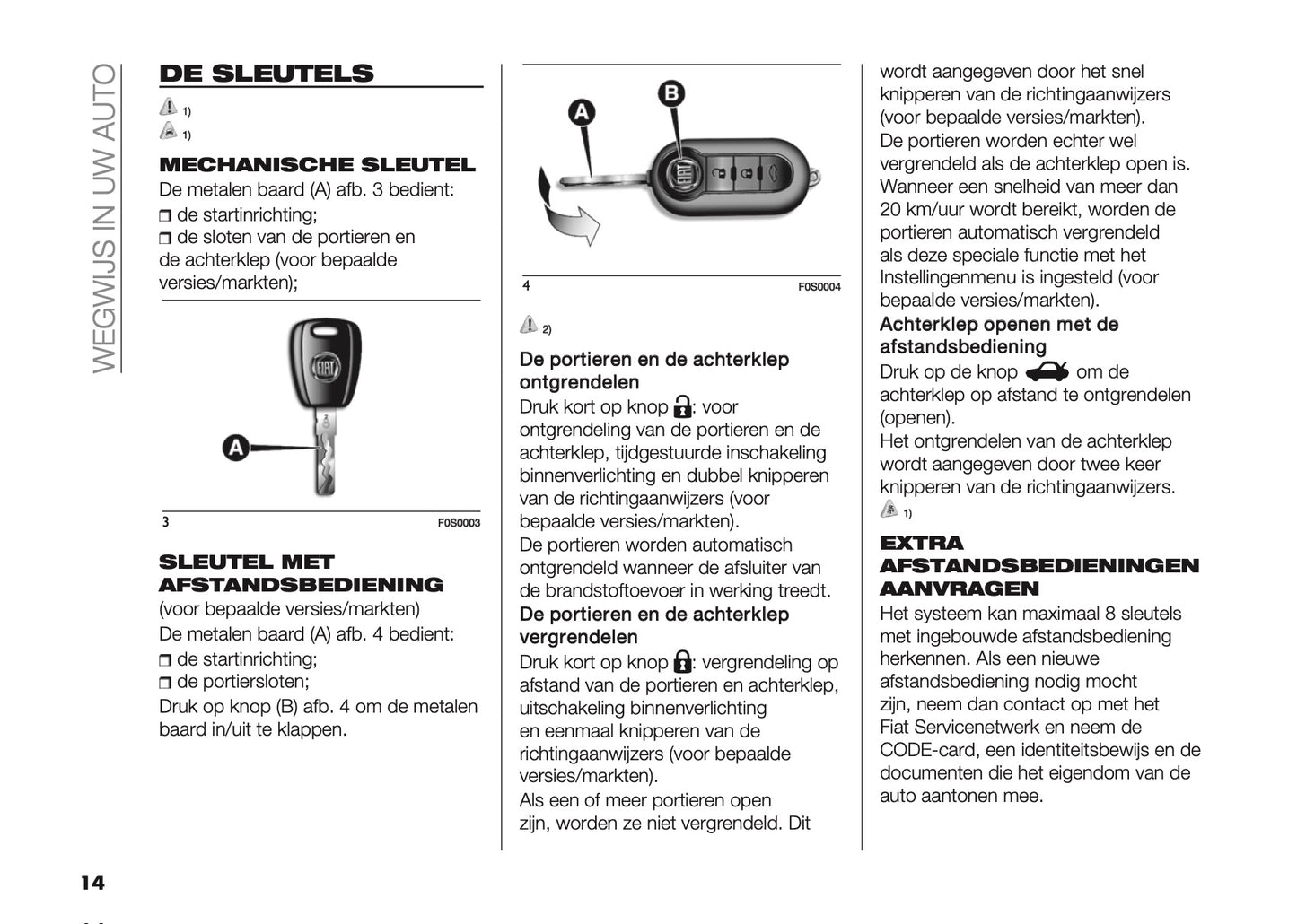 2022-2023 Fiat 500/500 Hybrid/500C/500C Hybrid Owner's Manual | Dutch