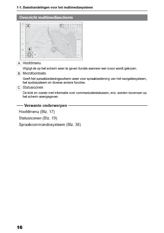 2024 Toyota Corolla Touring Sports Navigation Manual | Dutch