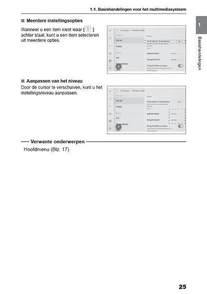 2024 Toyota Corolla Touring Sports Navigation Manual | Dutch
