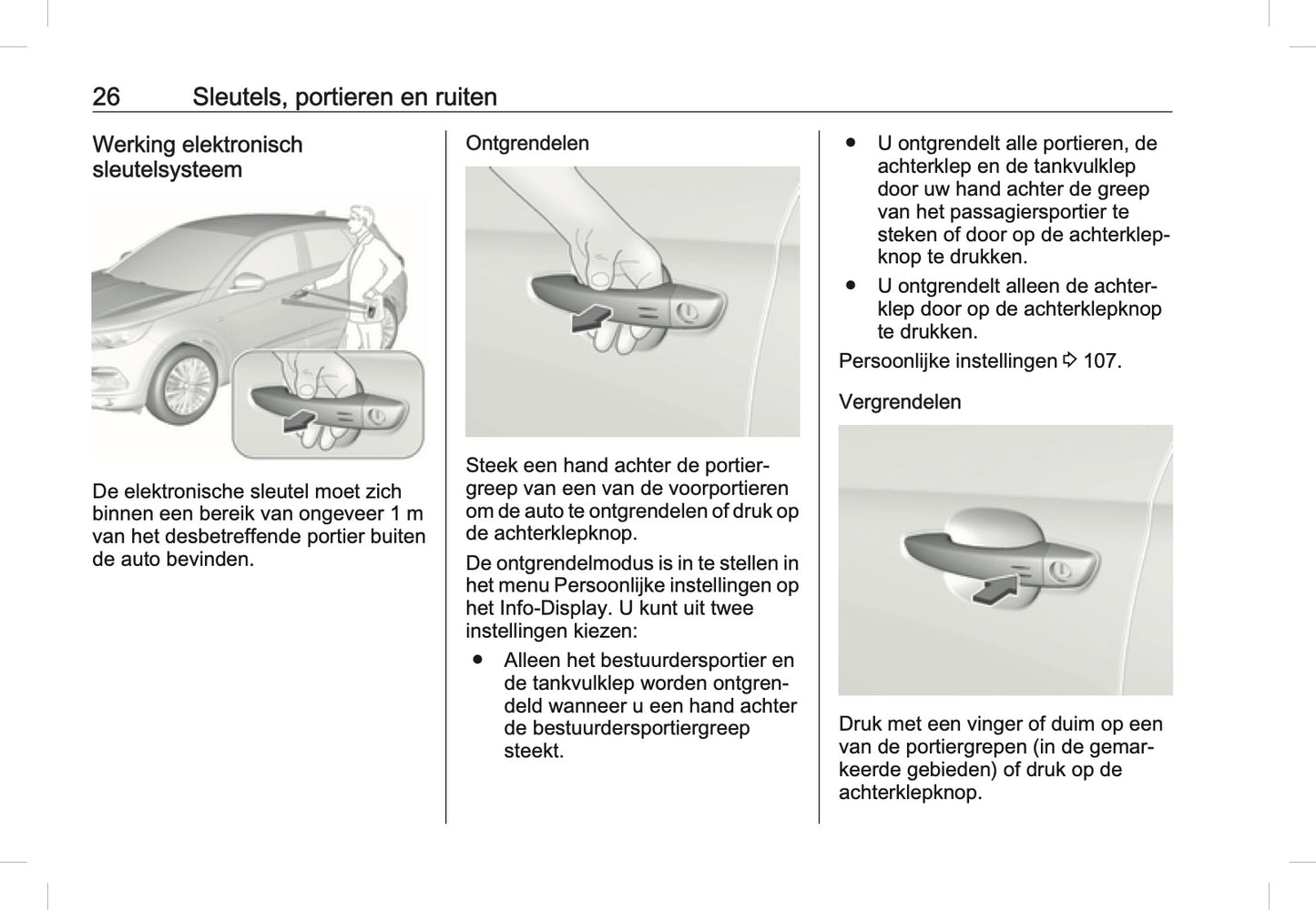 2019 Opel Grandland X Owner's Manual | Dutch