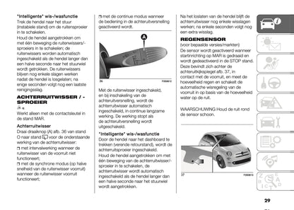 2022-2023 Fiat 500/500 Hybrid Bedienungsanleitung | Niederländisch