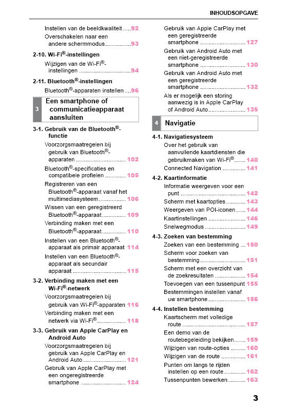 2024 Toyota Corolla Touring Sports Navigation Manual | Dutch