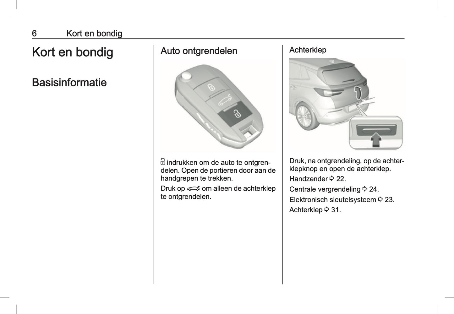 2019 Opel Grandland X Owner's Manual | Dutch