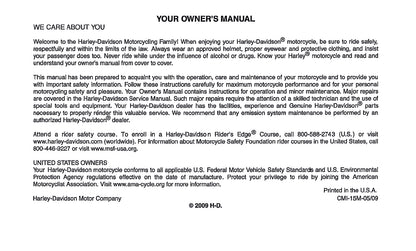 2010 Harley Davidson Dyna Bedienungsanleitung | Englisch