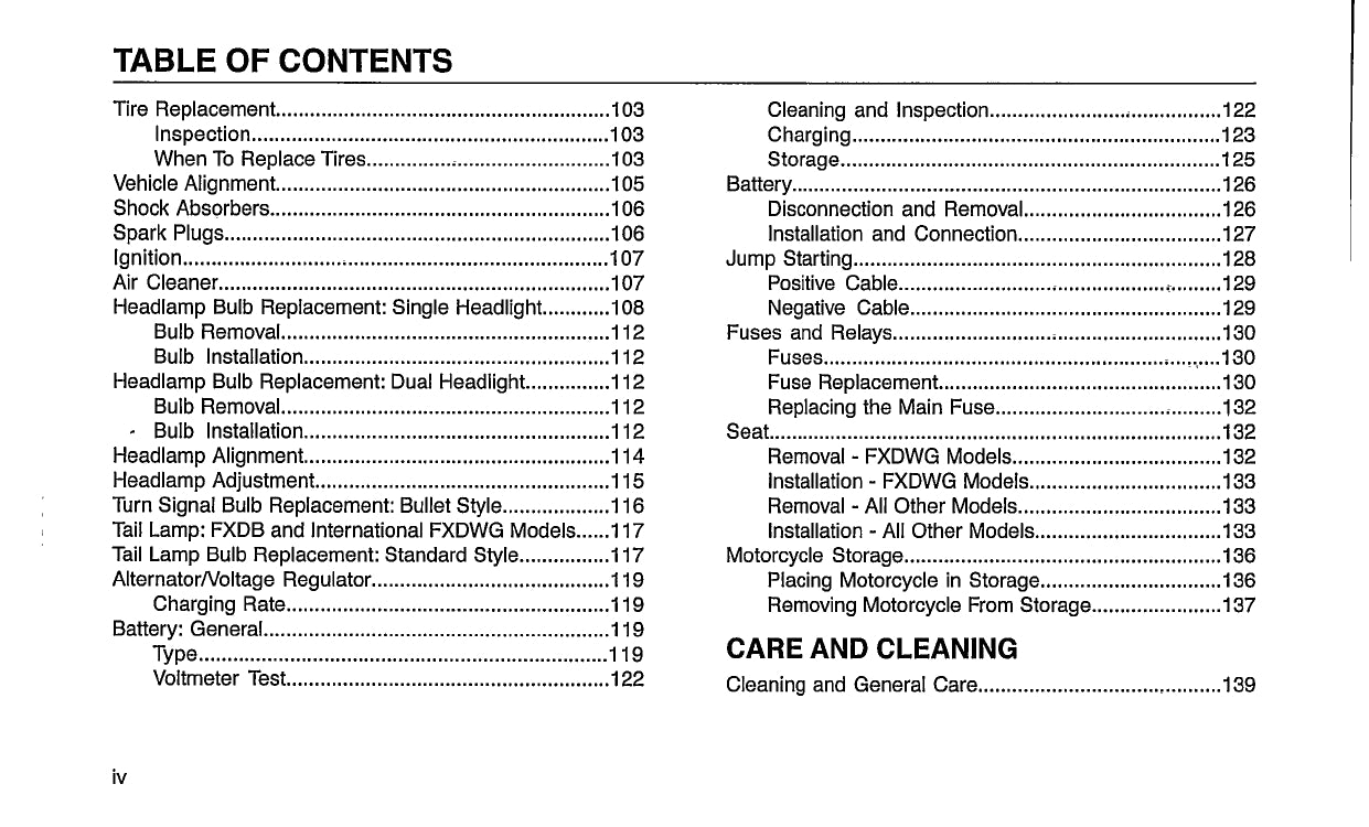2010 Harley Davidson Dyna Bedienungsanleitung | Englisch