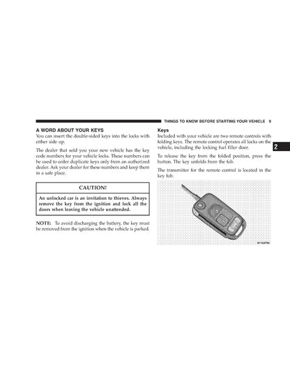 2005 Chrysler Crossfire SRT6 Owner's Manual | English