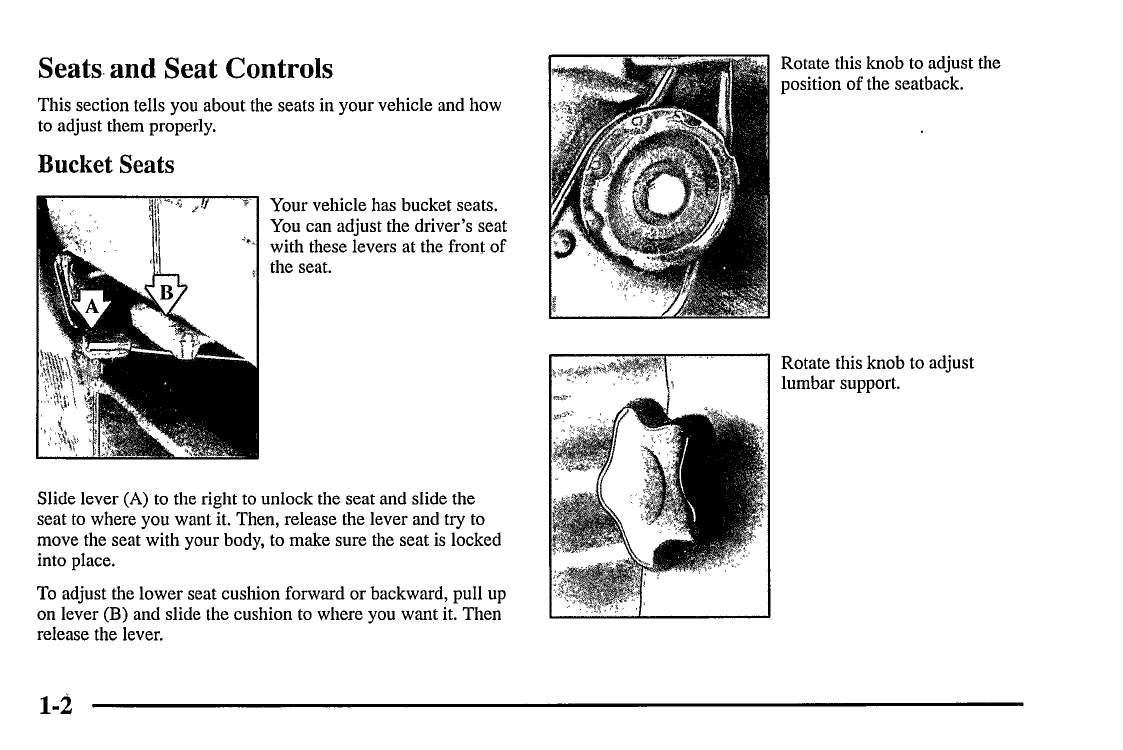 1998 GMC T-Series Owner's Manual | English