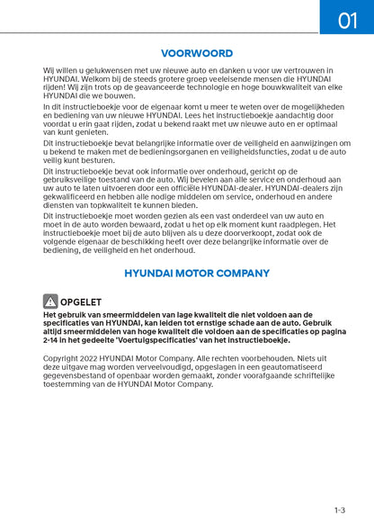 2022-2023 Hyundai Ioniq 5 Owner's Manual | Dutch