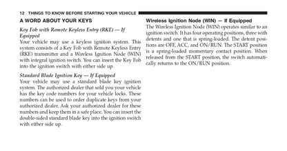2012 Dodge Ram Truck Bedienungsanleitung | Englisch