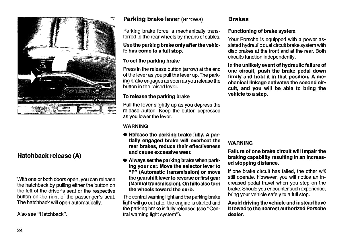 1987 Porsche 928 S4 Gebruikershandleiding | Engels