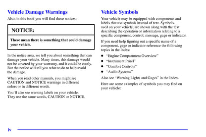 2002 Pontiac Firebird Owner's Manual | English