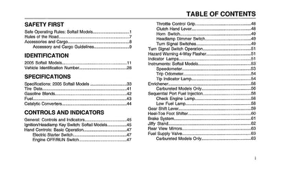 2005 Harley Davidson Softail Owner's Manual | English