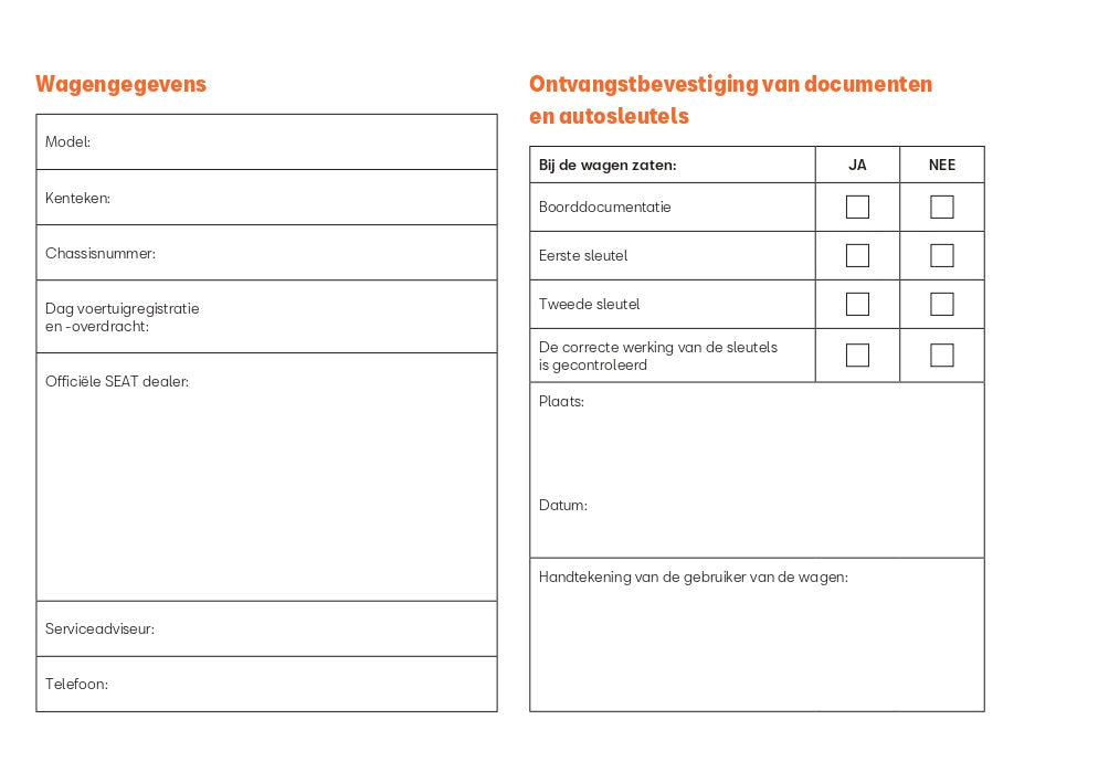 2019-2020 Seat Ibiza Owner's Manual | Dutch