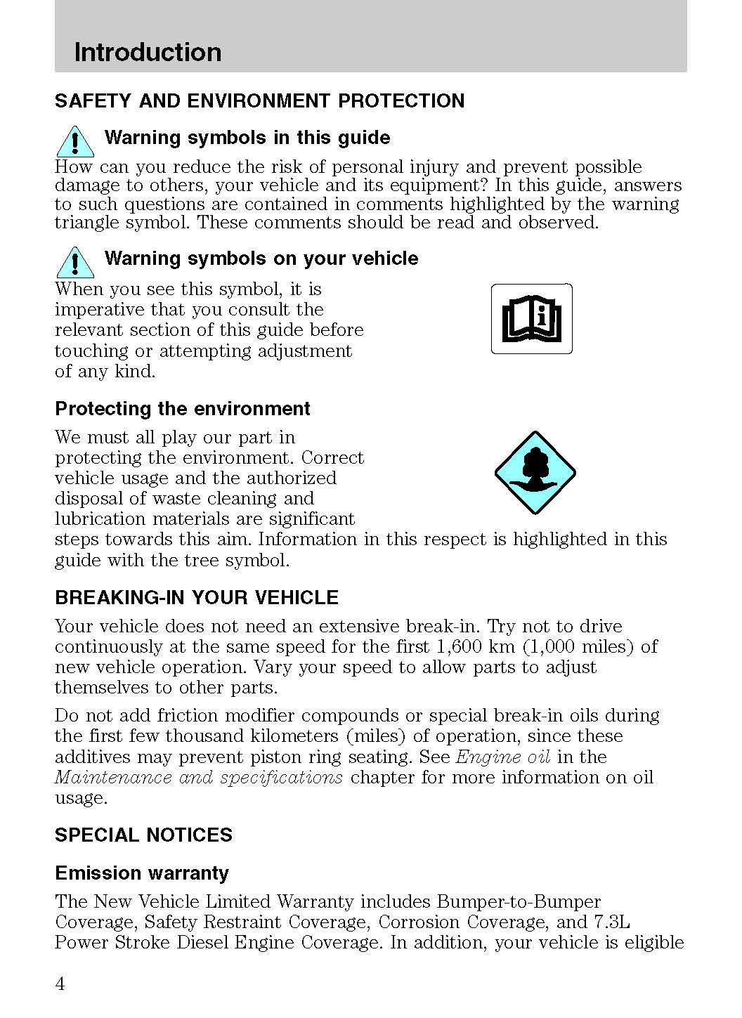 2003 Ford Thunderbird Owner's Manual | English