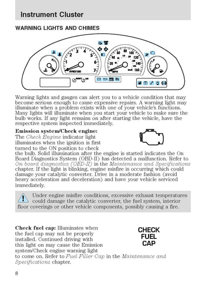 2003 Ford Thunderbird Owner's Manual | English