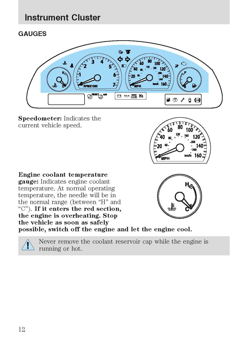 2003 Ford Thunderbird Bedienungsanleitung | Englisch