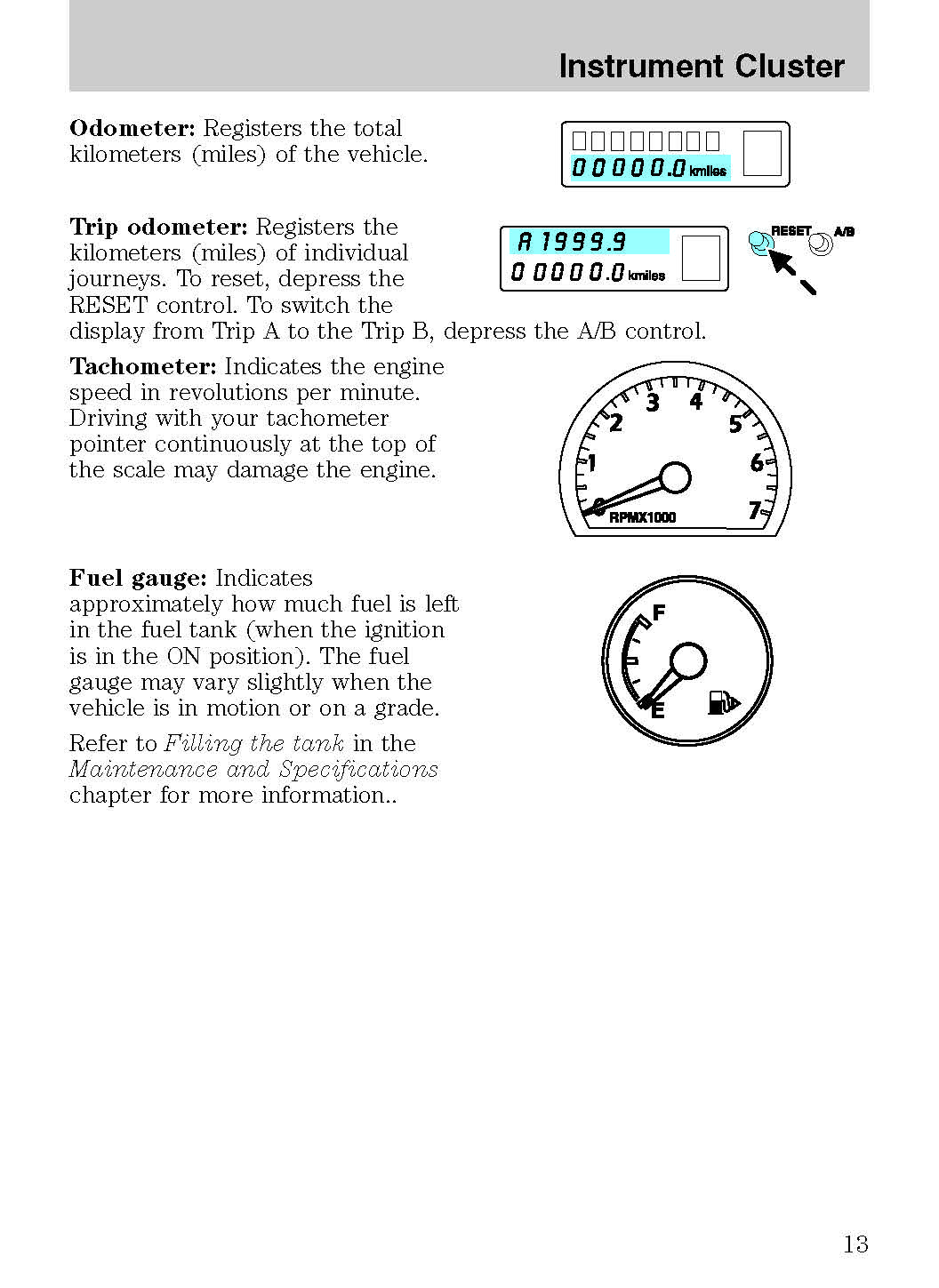 2003 Ford Thunderbird Owner's Manual | English