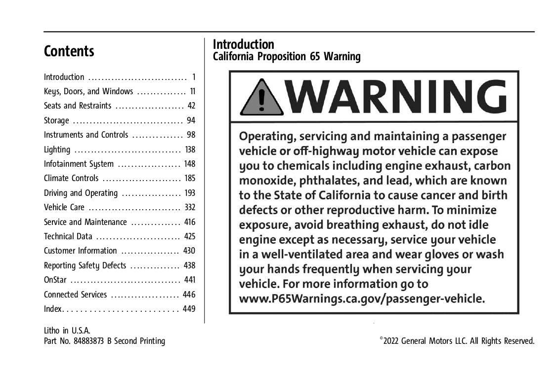 2023 Chevrolet Silverado 1500 Owner's Manual | English