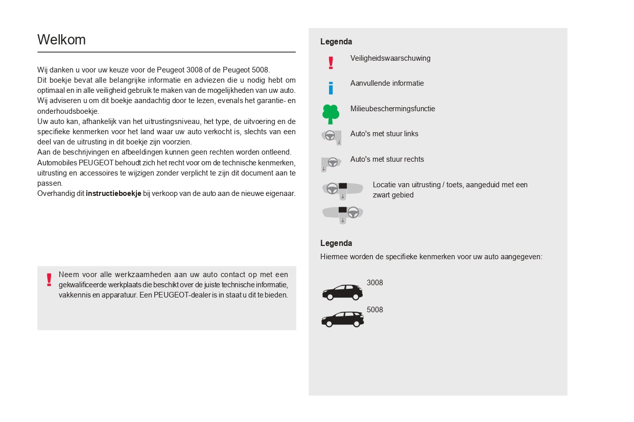 2022-2023 Peugeot 3008/5008 Bedienungsanleitung | Niederländisch