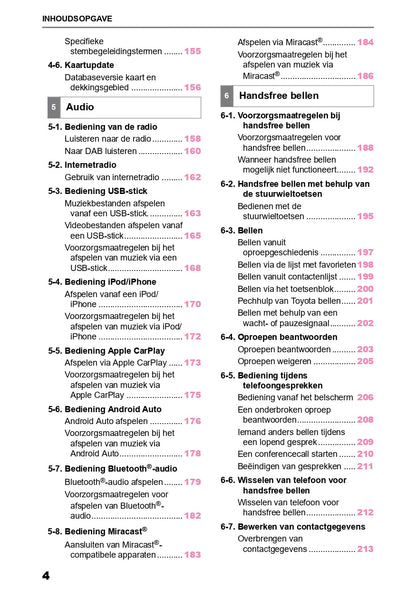 2022 Toyota bZ4X Infotainment Manual | Dutch