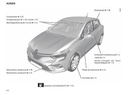 2022-2024 Renault Clio Manuel du propriétaire | Allemand