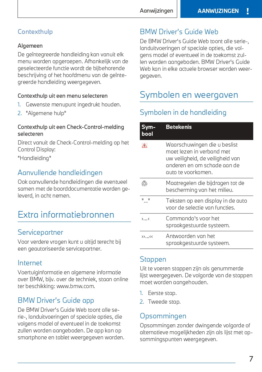 2023 BMW X5 PHEV Owner's Manual | Dutch
