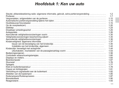 2018-2020 Renault Kangoo Owner's Manual | Dutch