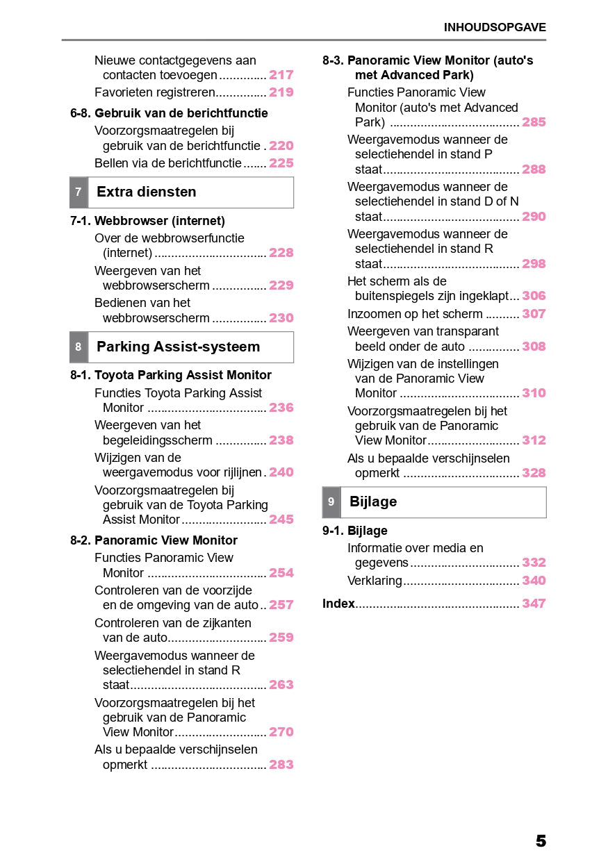 2022 Toyota bZ4X Infotainment Manual | Dutch